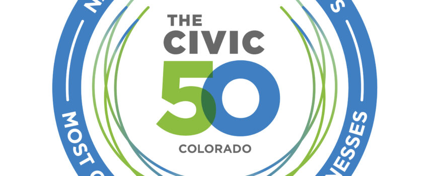 The Civic 50 Colorado badge
