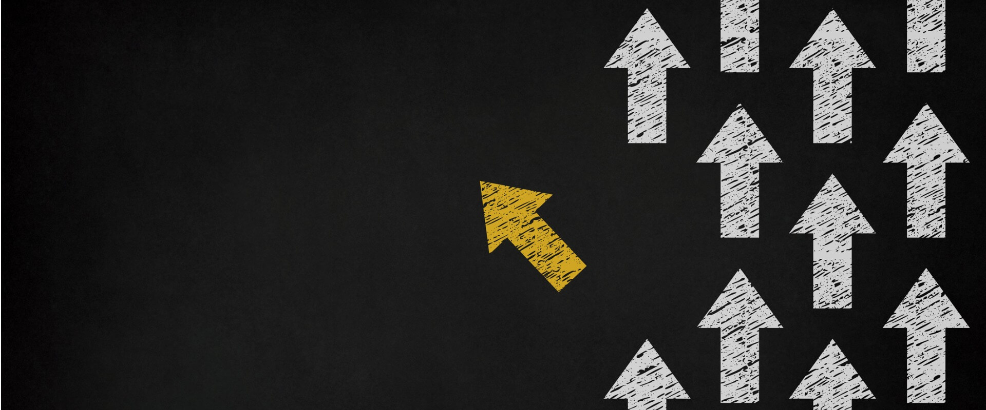 Group of arrows pointing upwards