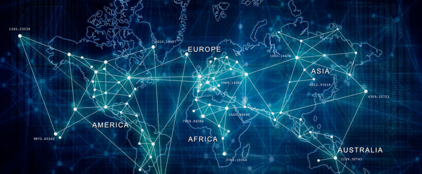 Data Map of the connected globe