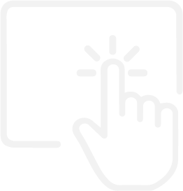 icon of finger clicking on tablet