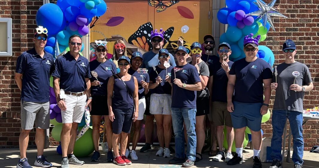 RevGen Volunteers pose after helping out at the Valverde elementary 100th anniversary celebration