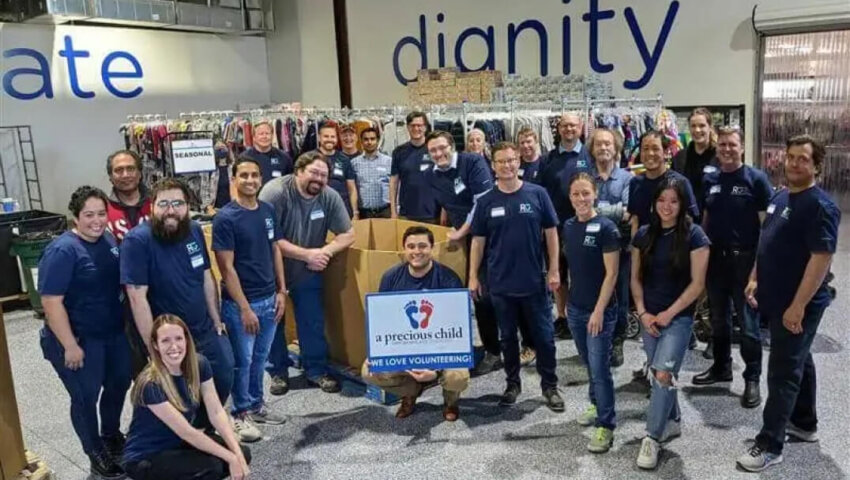 RevGen volunteers pose for a photo after supporting A Precious Child