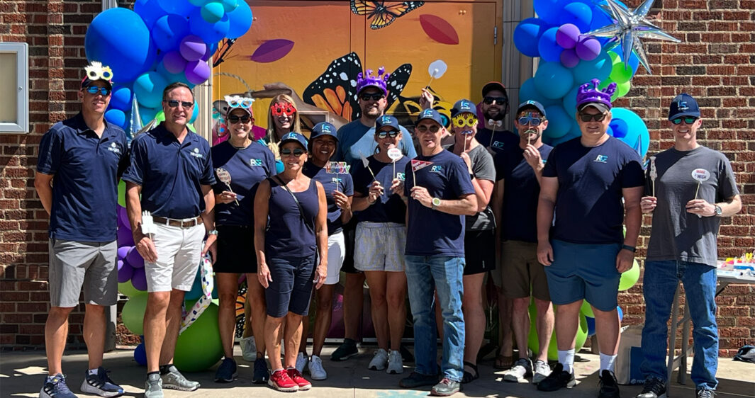 RevGen Volunteers take a photo after helping out at the Valverde Elementary 100th Anniversary bash.