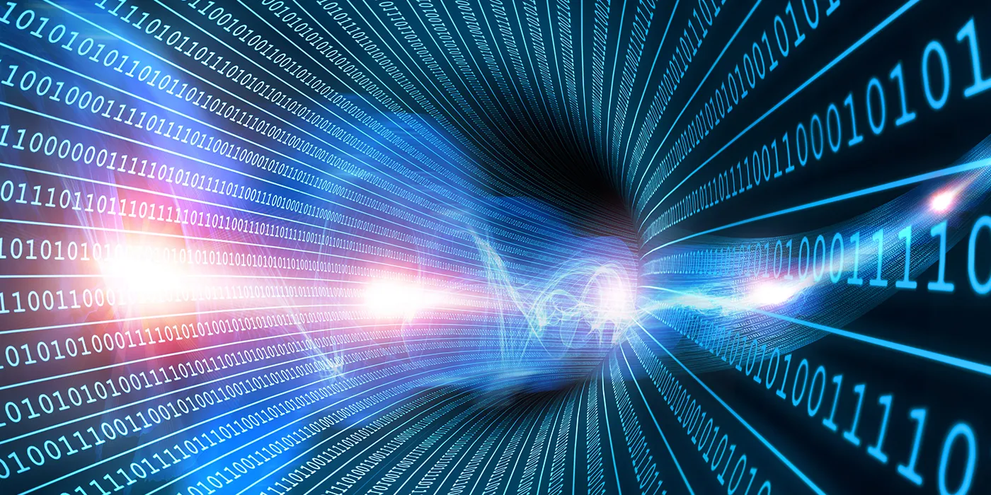 A cgi tunnel of binary data